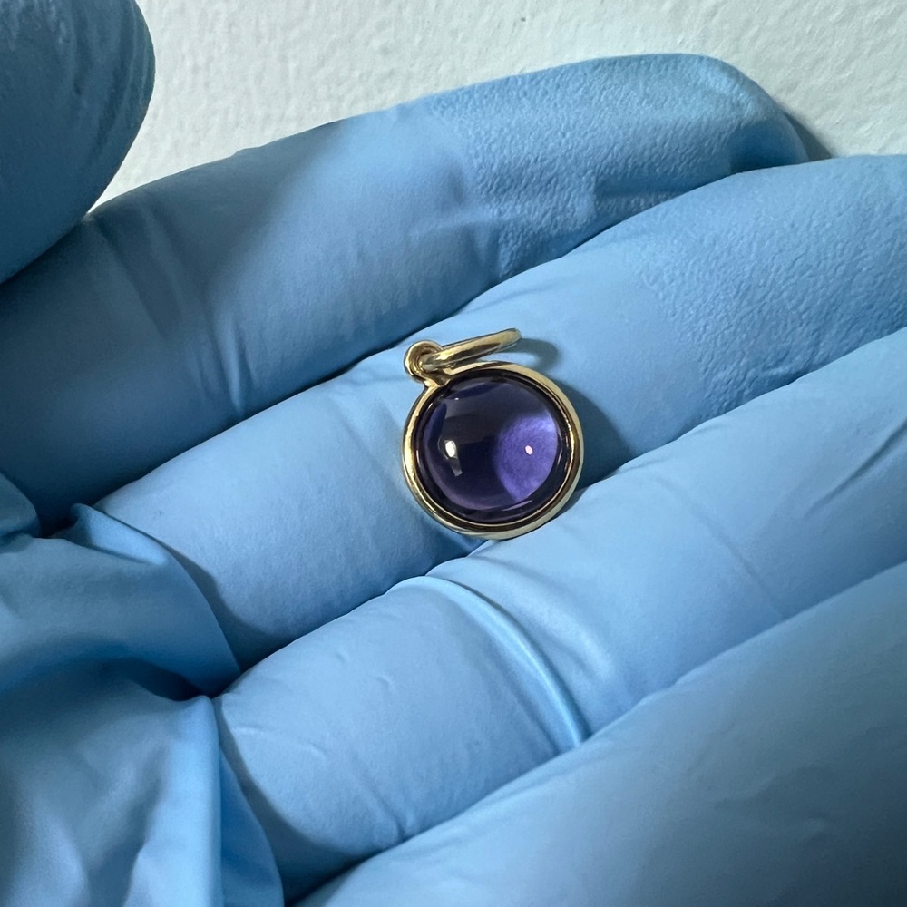 Tiffany & Co. amethyst sugar stack‎ charm